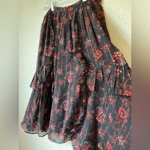 Ulla Johnson Torri Skirt in Noir Size 10 - Picture 4 of 8